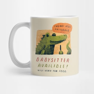 croc baby sitter Mug